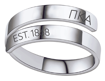 Pi Kappa Alpha Year and Letters Rings