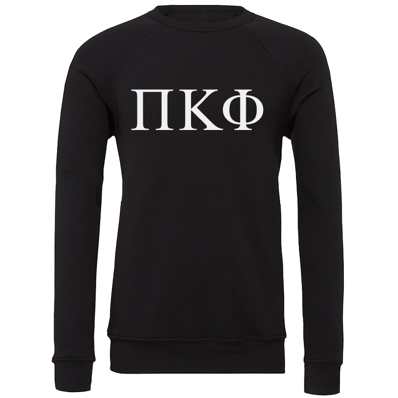 Pi Kappa Phi Lettered Crewneck Sweatshirts