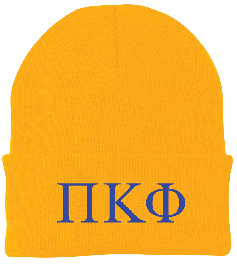 Pi Kappa Phi Lettered Beanies