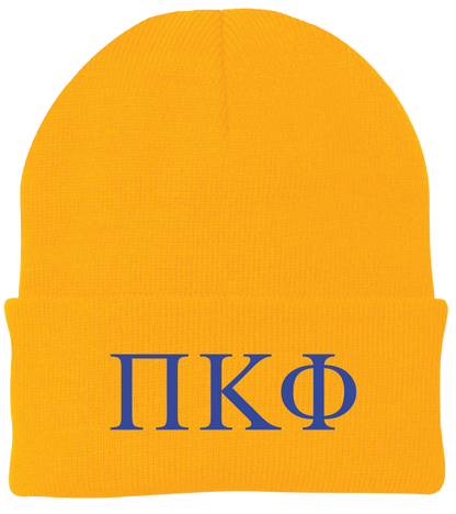 Pi Kappa Phi Lettered Beanies