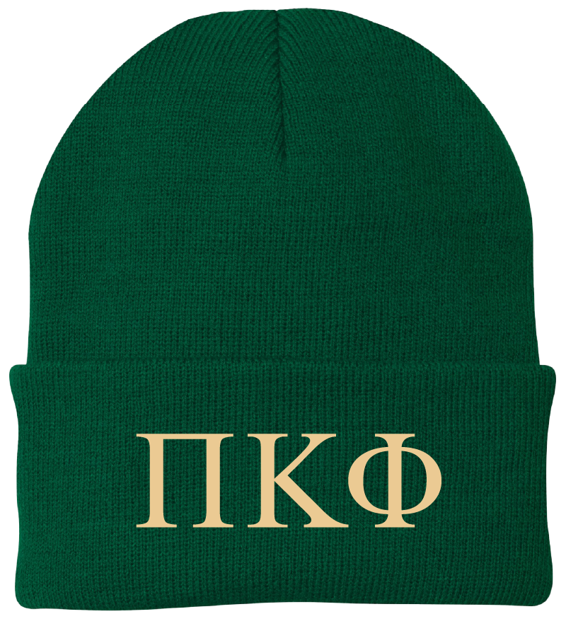 Pi Kappa Phi Lettered Beanies