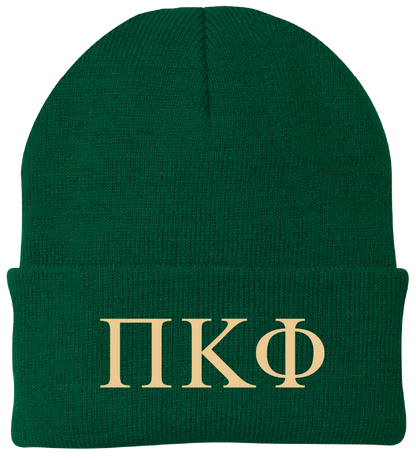Pi Kappa Phi Lettered Beanies
