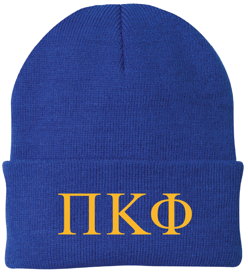 Pi Kappa Phi Lettered Beanies