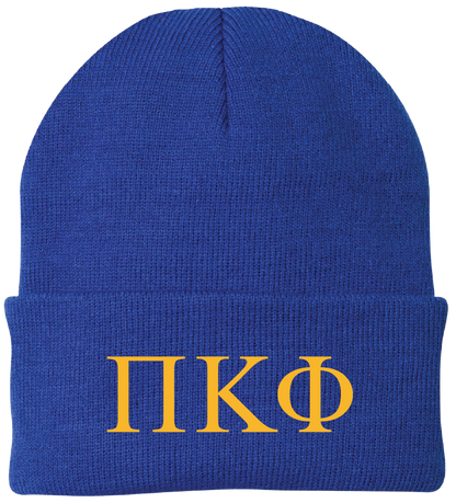 Pi Kappa Phi Lettered Beanies