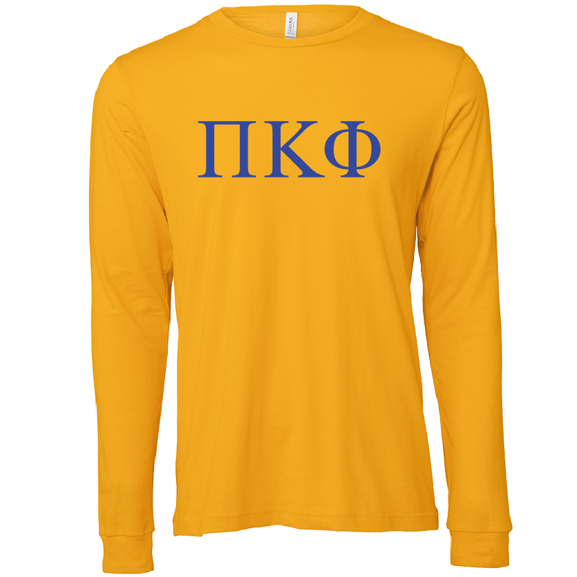 Pi Kappa Phi Lettered Long Sleeve T-Shirts