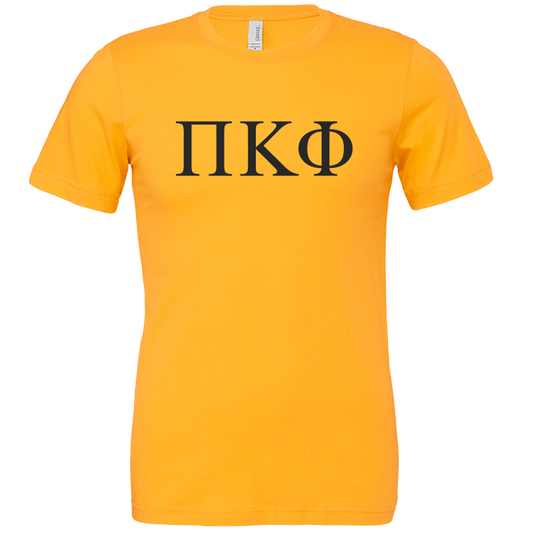 Pi Kappa Phi Lettered Short Sleeve T-Shirts