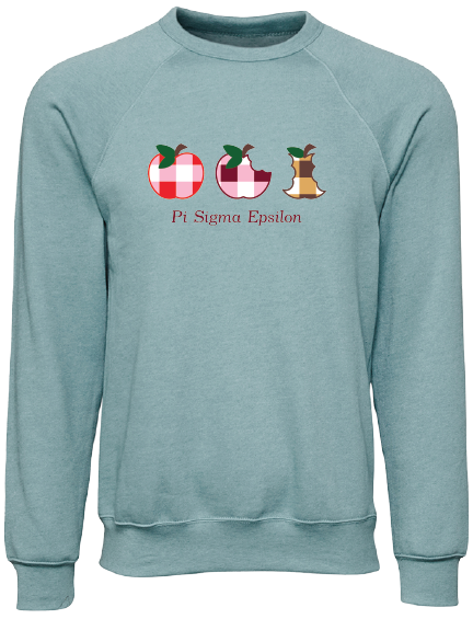 Pi Sigma Epsilon Apple Evolution Crewneck