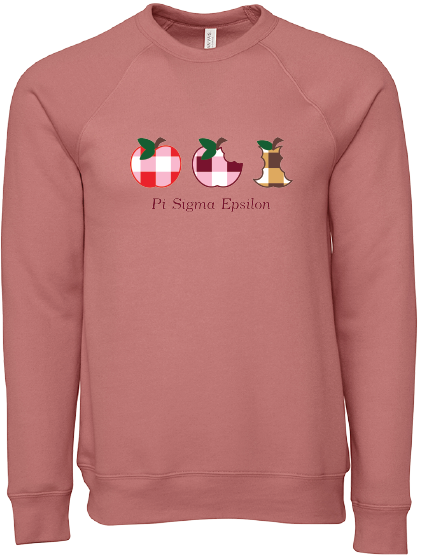 Pi Sigma Epsilon Apple Evolution Crewneck