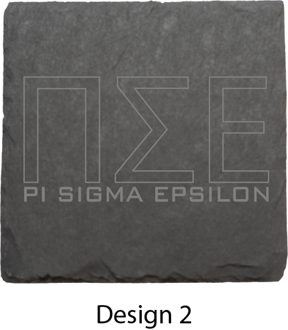 Pi Sigma Epsilon Stone Coasters - 4-Pack