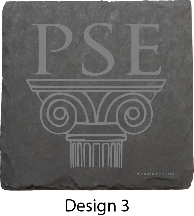 Pi Sigma Epsilon Stone Coasters - 4-Pack