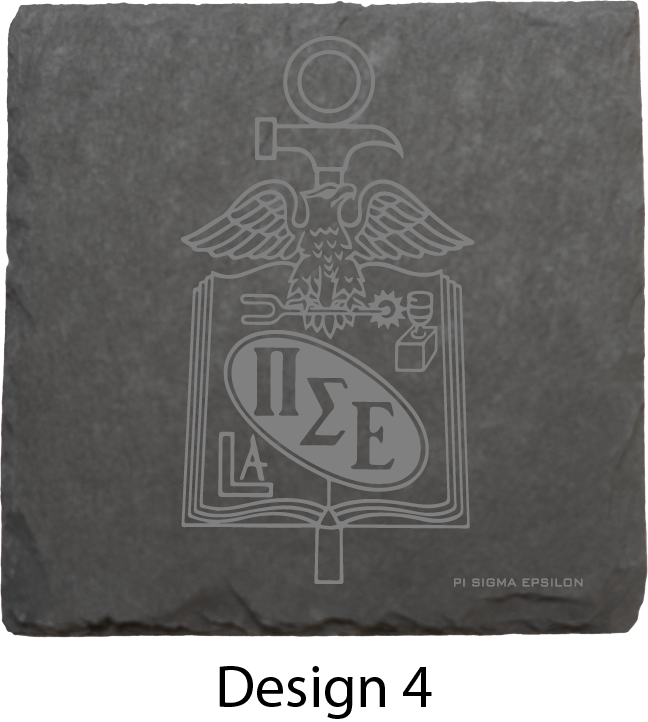 Pi Sigma Epsilon Stone Coasters - 4-Pack