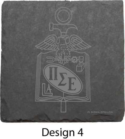 Pi Sigma Epsilon Stone Coasters - 4-Pack