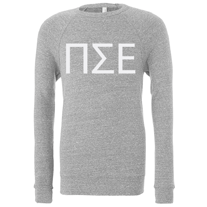 Pi Sigma Epsilon Lettered Crewneck Sweatshirts