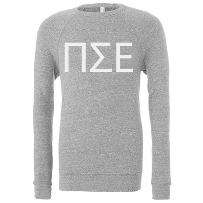 Pi Sigma Epsilon Lettered Crewneck Sweatshirts