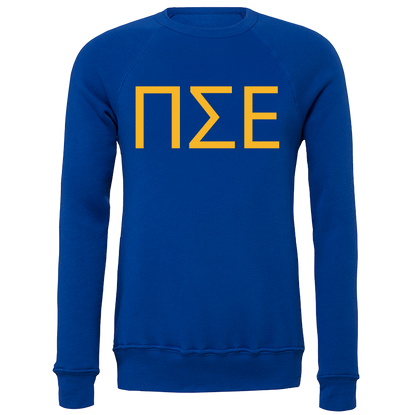 Pi Sigma Epsilon Lettered Crewneck Sweatshirts