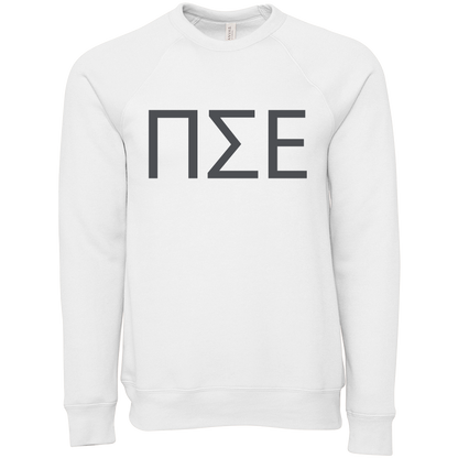 Pi Sigma Epsilon Lettered Crewneck Sweatshirts