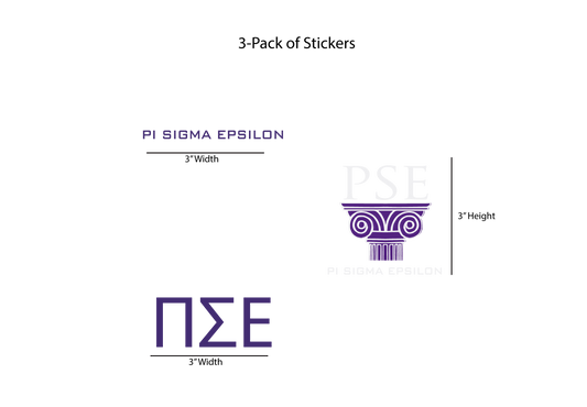 Pi Sigma Epsilon Stickers