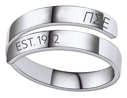 Pi Sigma Epsilon Year and Letters Rings