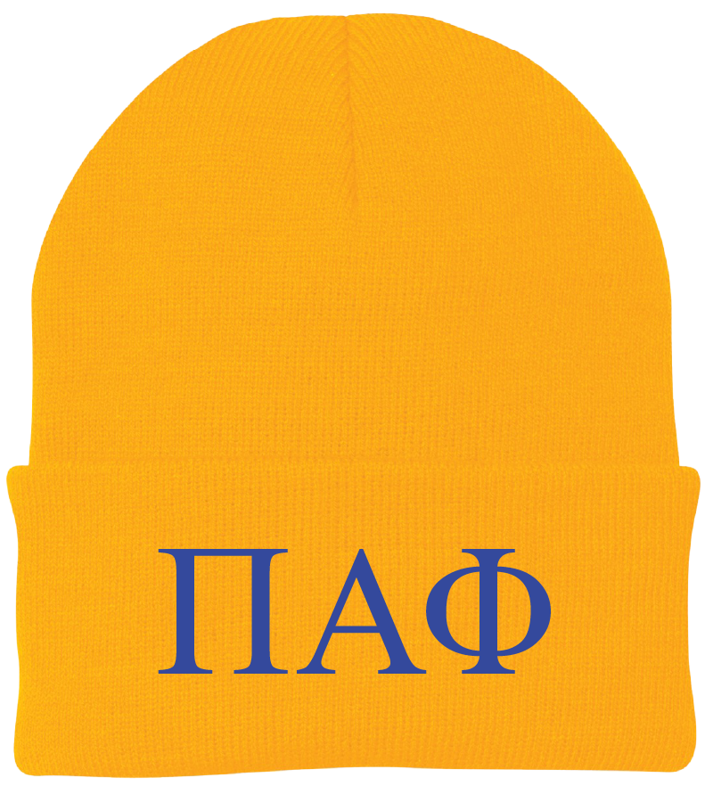 Pi Alpha Phi Lettered Beanies