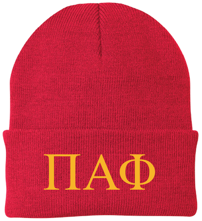 Pi Alpha Phi Lettered Beanies