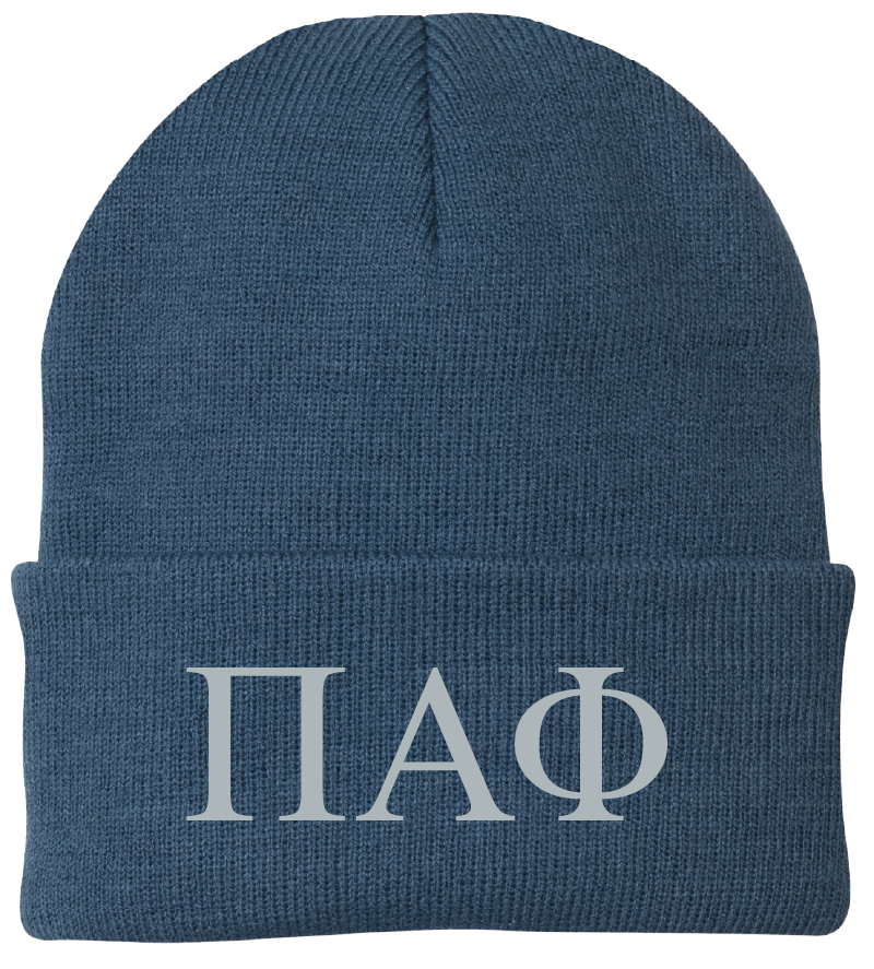 Pi Alpha Phi Lettered Beanies