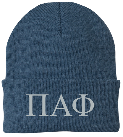 Pi Alpha Phi Lettered Beanies