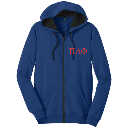 Pi Alpha Phi Zip-Up Hooded Sweatshirts