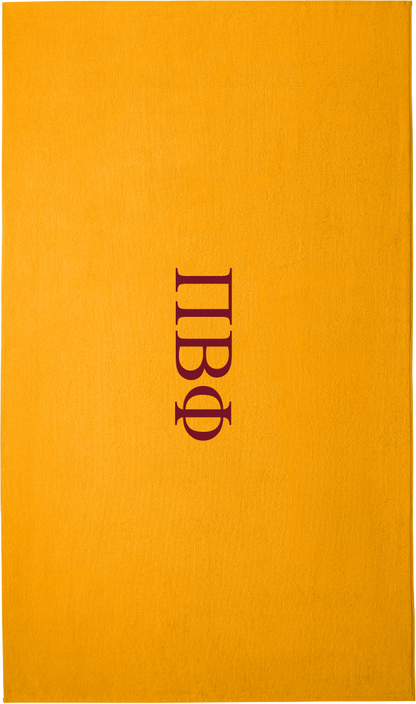 Pi Beta Phi Lettered Beach Towels