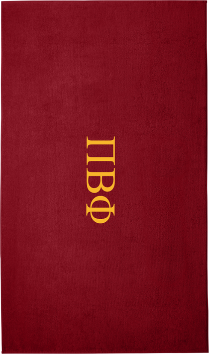 Pi Beta Phi Lettered Beach Towels