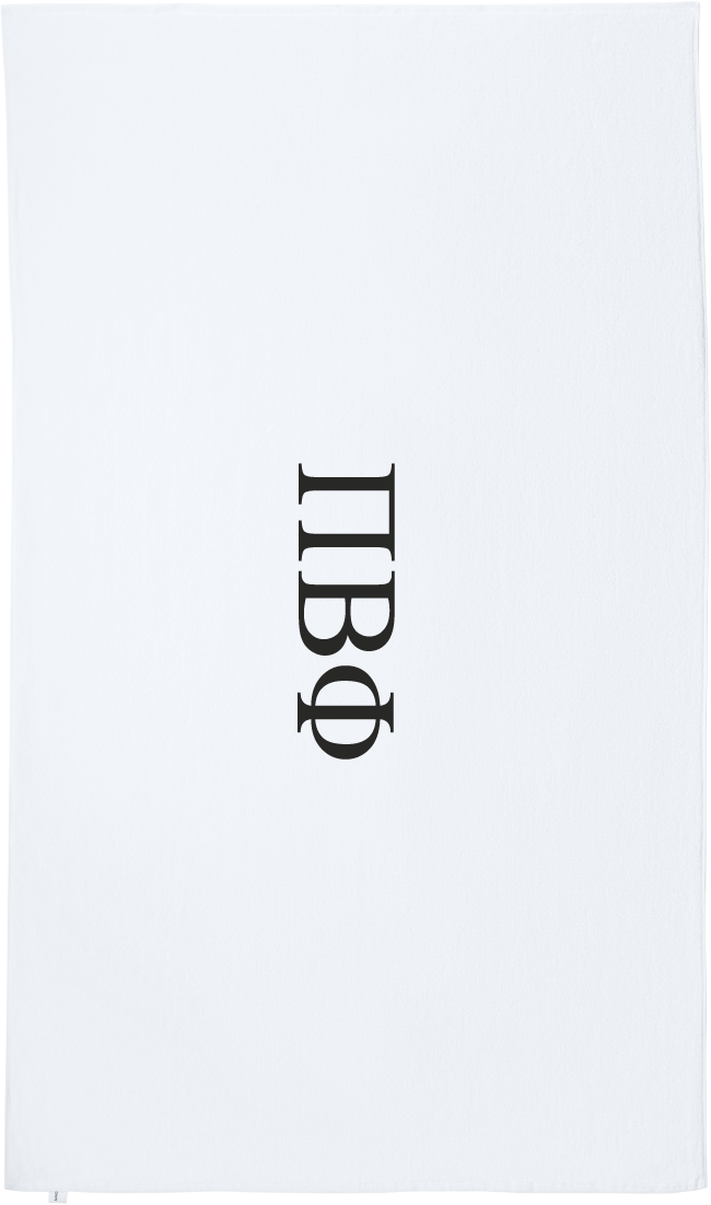 Pi Beta Phi Lettered Beach Towels
