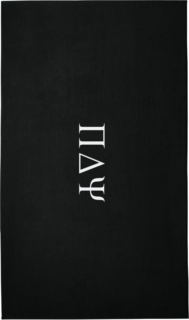 Pi Delta Psi Lettered Beach Towels