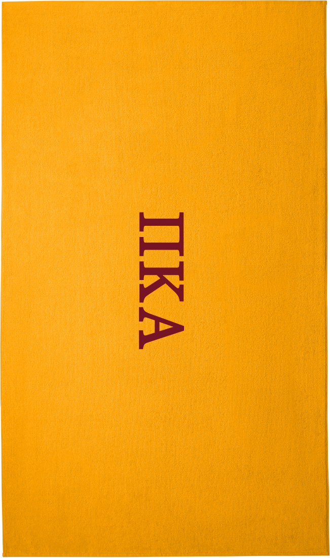 Pi Kappa Alpha (Oak Service Corporation) Lettered Beach Towels