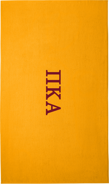 Pi Kappa Alpha (Oak Service Corporation) Lettered Beach Towels