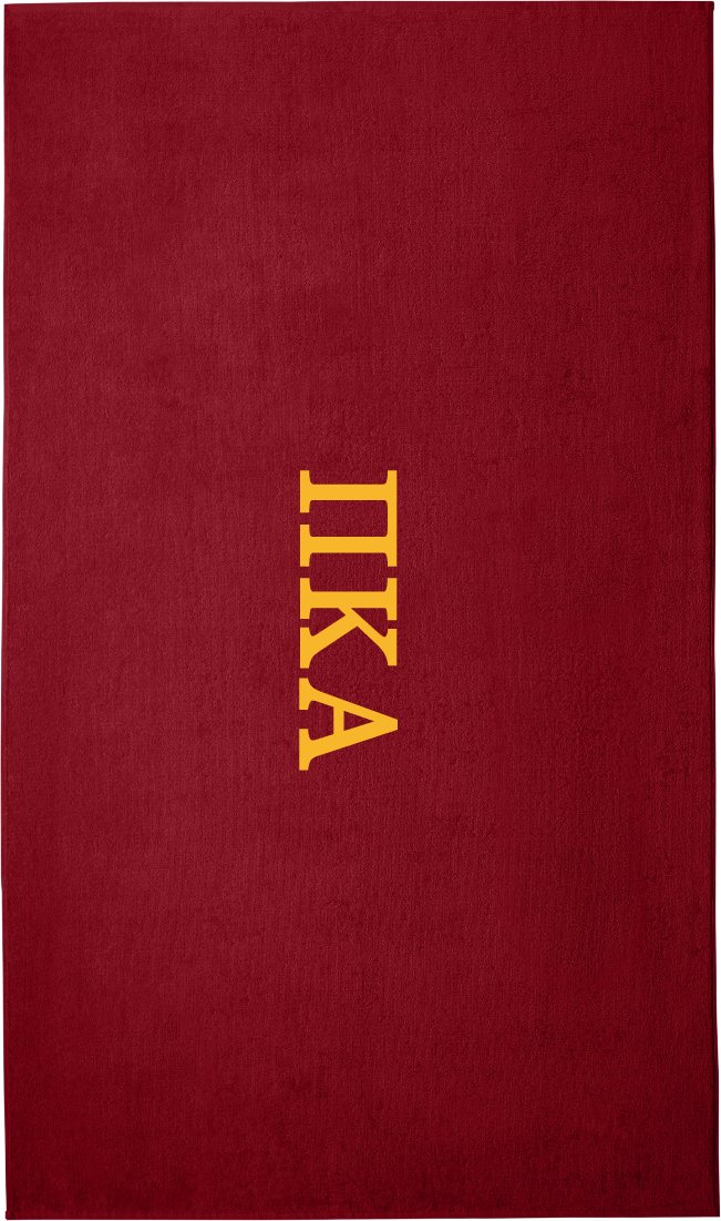 Pi Kappa Alpha (Oak Service Corporation) Lettered Beach Towels