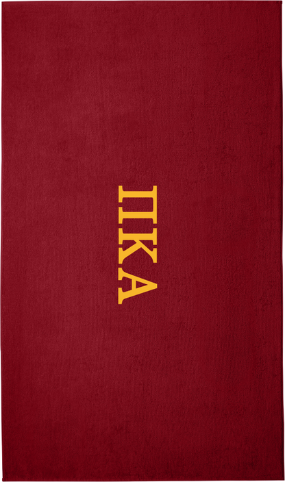 Pi Kappa Alpha (Oak Service Corporation) Lettered Beach Towels