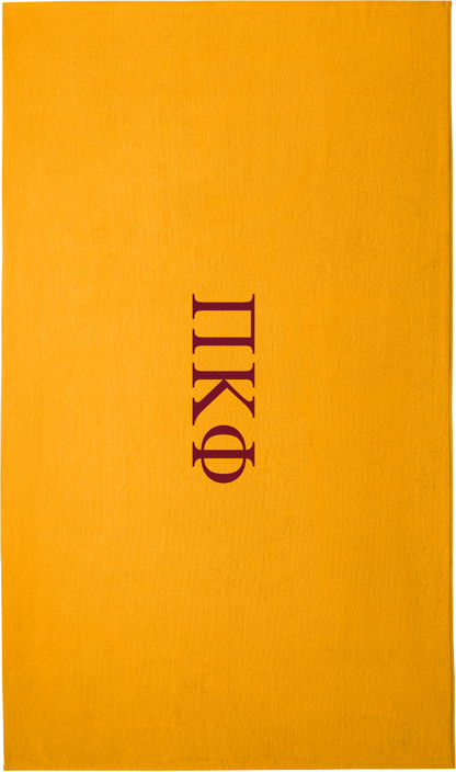 Pi Kappa Phi Lettered Beach Towels