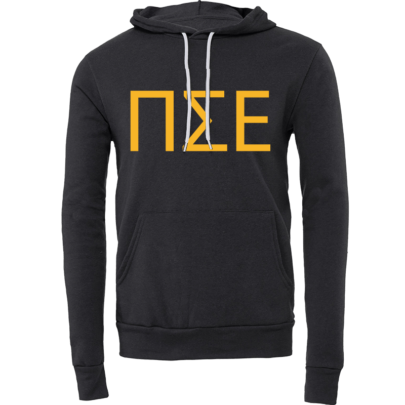 Pi Sigma Epsilon Lettered Hooded Sweatshirts