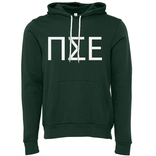 Pi Sigma Epsilon Lettered Hooded Sweatshirts