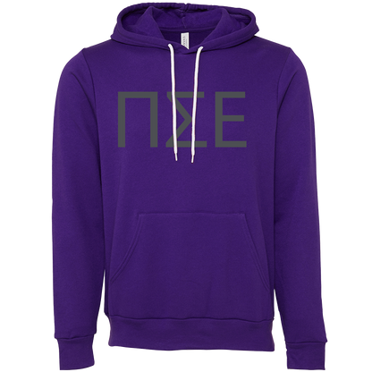 Pi Sigma Epsilon Lettered Hooded Sweatshirts