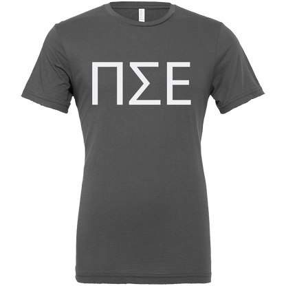 Pi Sigma Epsilon Lettered Short Sleeve T-Shirts