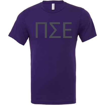 Pi Sigma Epsilon Lettered Short Sleeve T-Shirts