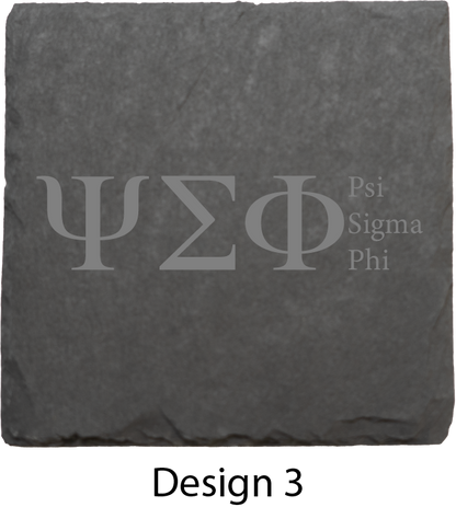 Psi Sigma Phi Stone Coasters - 4-Pack