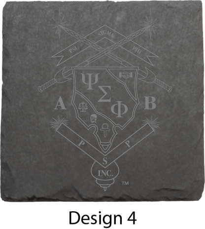 Psi Sigma Phi Stone Coasters - 4-Pack