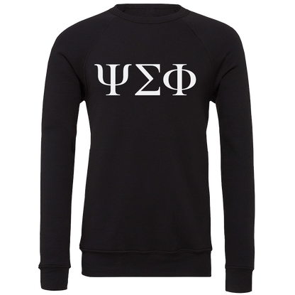 Psi Sigma Phi Lettered Crewneck Sweatshirts