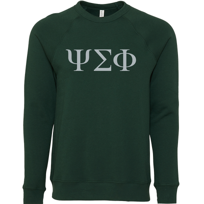 Psi Sigma Phi Lettered Crewneck Sweatshirts