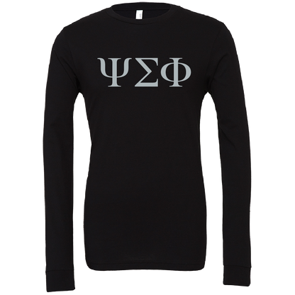 Psi Sigma Phi Lettered Long Sleeve T-Shirts