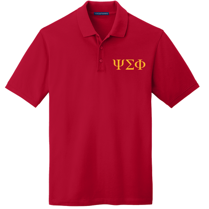Psi Sigma Phi Men's Embroidered Polo Shirt