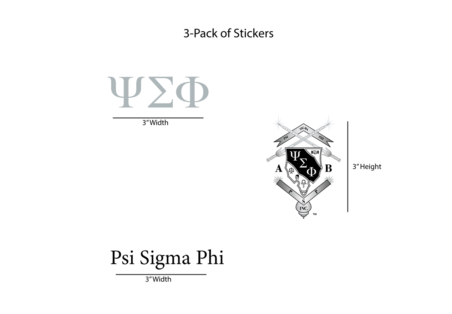 Psi Sigma Phi Stickers