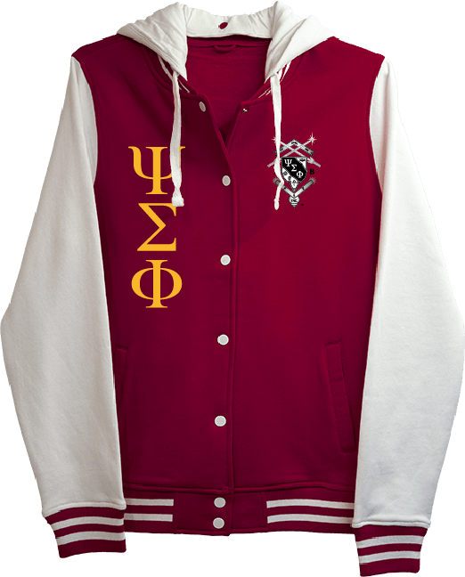 Psi Sigma Phi Varsity Hooded Sweatshirt