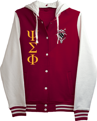 Psi Sigma Phi Varsity Hooded Sweatshirt
